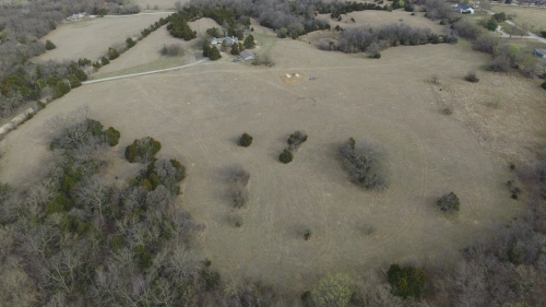 drone shot of ancestral site