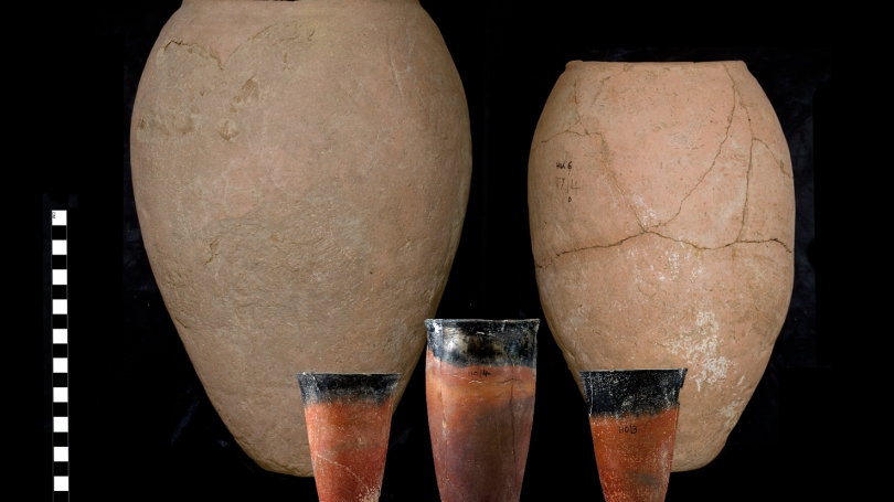 Beer cups and jars from ancient Egypt