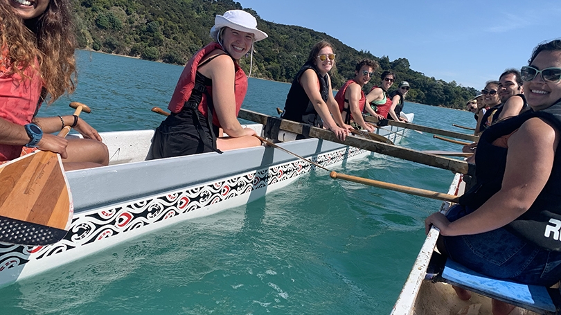 Anthropology FSP Trip to New Zealand 2020 - Canoe
