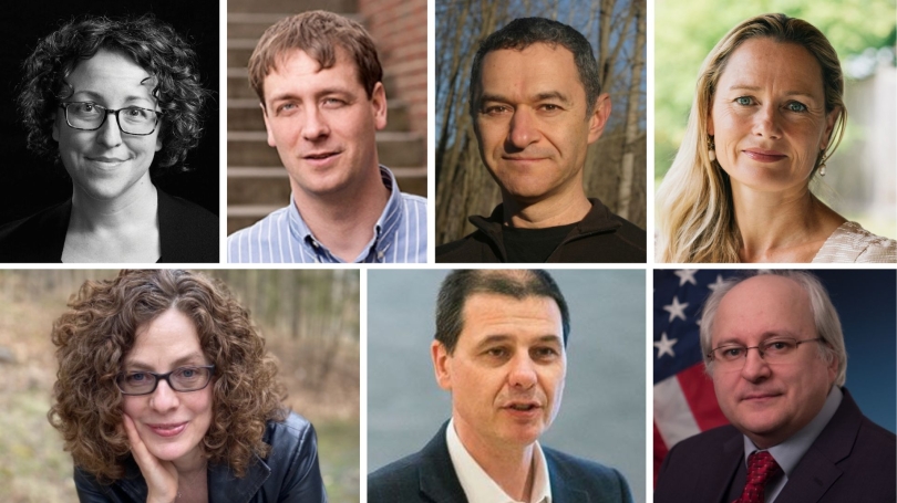 Top row, left to right: Heidi Williams, Devin Balkcom, Samuel Levey, Sienna Craig; Second row: Laura Edmondson, Michael Casey, and Sergey Bratus