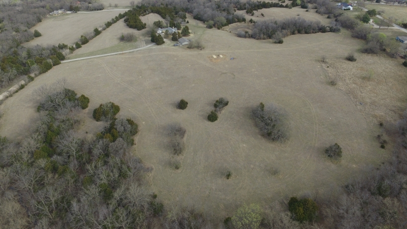 drone shot of ancestral site